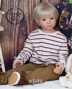 40inch Reborn Doll Boy Girl Aloenka Painted Kit Toddler Rooted Hair DIY Toy Gift