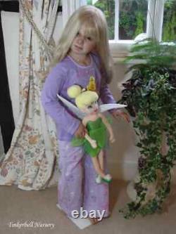 40inch Reborn Doll Kit Gabriella Huge Girl Toddler Unpainted DIY Part Cloth Body