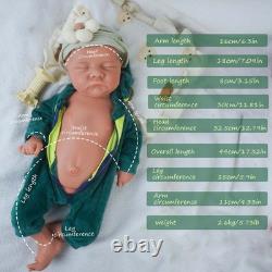 44cm Reborn doll, silicone doll, handmade, crafts, children's toys, gifts