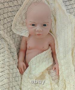 45cm Drink-Wet System Reborn Baby Doll Real Baby Weight 6.6lbs Full Silicone#Boy