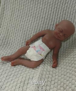 45cm Full Body Silicone Reborn Baby Dolls 2.8kg Newborn Baby Doll #Brown Skin US