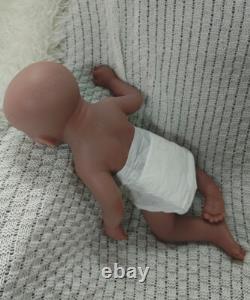 45cm Full Body Silicone Reborn Baby Dolls 2.8kg Newborn Baby Doll #Brown Skin US