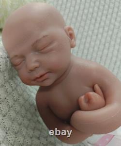 45cm Full Body Silicone Reborn Baby Dolls 2.8kg Newborn Baby Doll #Brown Skin US