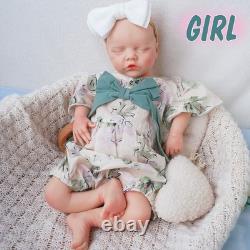 46cm silicone doll silicone reborn doll handmade whshable toys gifts crafts