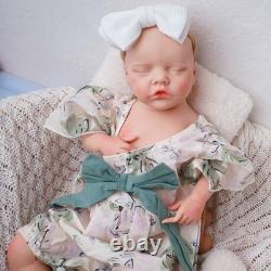 46cm silicone doll silicone reborn doll handmade whshable toys gifts crafts