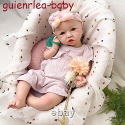 46cmbaby silicone doll silicone reborn doll handmade whshable toy gift crafts