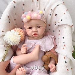 46cmbaby silicone doll silicone reborn doll handmade whshable toy gift crafts