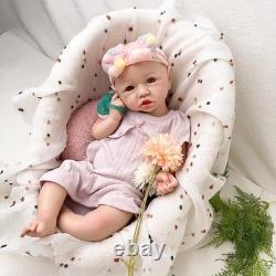 46cmbaby silicone doll silicone reborn doll handmade whshable toy gift crafts