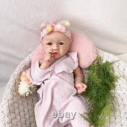 46cmbaby silicone doll silicone reborn doll handmade whshable toy gift crafts