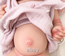 46cmbaby silicone doll silicone reborn doll handmade whshable toy gift crafts