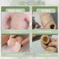 46cmbaby silicone doll silicone reborn doll handmade whshable toy gift crafts