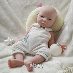 47cm Full Silicone Reborn Baby Dolls, Soft Platinum Silicone Newborn Baby Doll