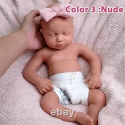 47cm silicone doll silicone reborn doll handmade whshable toys gifts crafts