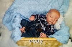 48CM reborn Levi premie baby newborn doll lifelike boy lifelike realsoft touch