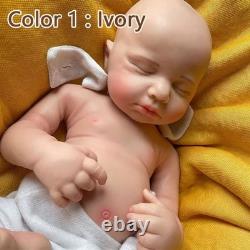 49cm silicone girl doll reborn doll Christmas gift sleeping baby doll handmade