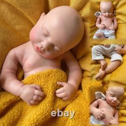 49cm silicone girl doll reborn doll Christmas gift sleeping baby doll handmade