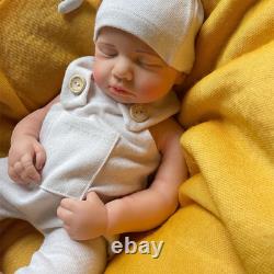 49cm silicone girl doll reborn doll Christmas gift sleeping baby doll handmade
