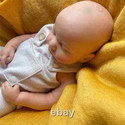 49cm silicone girl doll reborn doll Christmas gift sleeping baby doll handmade