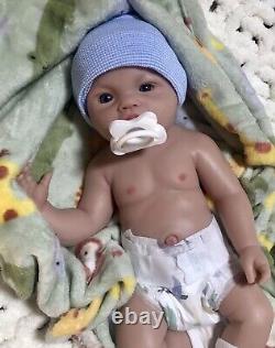 5 lbs Full Body Silicone 18 Reborn Baby Boy Lifelike Newborn Dolls Pacifier