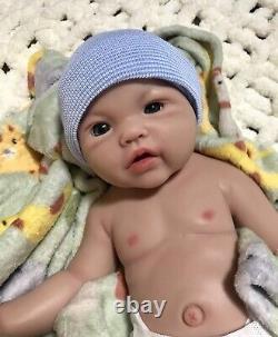 5 lbs Full Body Silicone 18 Reborn Baby Boy Lifelike Newborn Dolls Pacifier