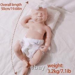 50cm Unpainted doll, silicone reborn doll, silicone doll handmade, toys, gifts