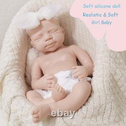 50cm Unpainted doll, silicone reborn doll, silicone doll handmade, toys, gifts