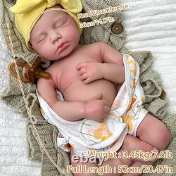 52cm silicone doll silicone reborn doll Boy doll handmade whshable toys gifts