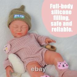 52cm silicone doll silicone reborn doll handmade whshable toys gifts crafts