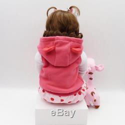 55cm Silikon Lebensecht Mädchen Reborn Baby Puppe Babypuppe mit Kleider + Gifts