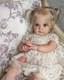60CM Maggie Reborn Toddler Doll Silicone Hand-Rooted Hair Art Collectible