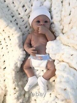 7 LBS Reborn Baby Boy Full Silicone Dolls Newborn Lifelike Soft Infant 19 Gift