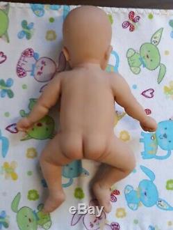 8 Painted Micro Preemie Full Body Silicone Baby Boy Doll Cooper