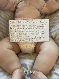 A Gorgeous Three Month Joseph Awake Reborn Baby Doll With Box Opening