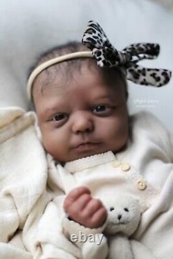 AA biracial LIFELIKE reborn baby doll ZURI by Bountiful Baby