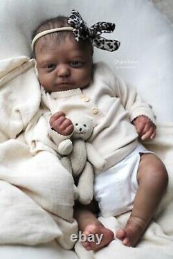 AA biracial LIFELIKE reborn baby doll ZURI by Bountiful Baby