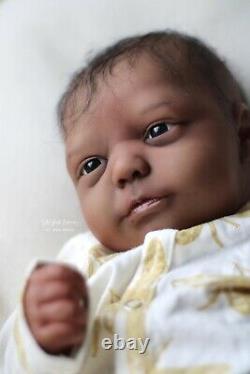 AA biracial LIFELIKE reborn baby doll ZURI by Bountiful Baby