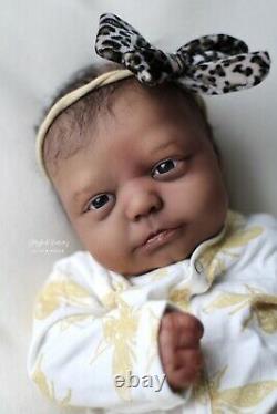 AA biracial LIFELIKE reborn baby doll ZURI by Bountiful Baby