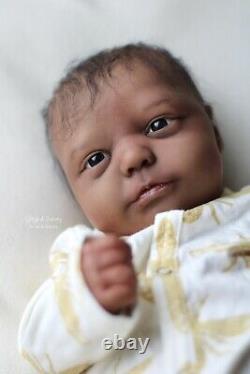 AA biracial LIFELIKE reborn baby doll ZURI by Bountiful Baby