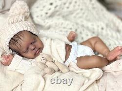 ALEXIS by Cassie brace! PROTOTYPE quality Reborn Lifelike Doll AA/biracial OOAK