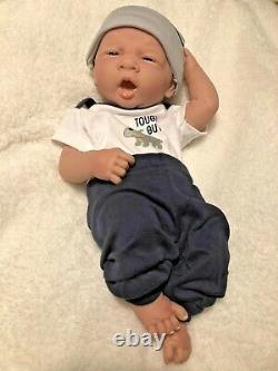 AWW! BABY BOY Snuggle! Preemie Life Like Reborn Pacifier Doll + Extras