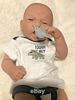 AWW! BABY BOY Snuggle! Preemie Life Like Reborn Pacifier Doll + Extras