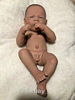 AWW! BABY BOY Snuggle! Preemie Life Like Reborn Pacifier Doll + Extras