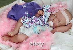 AWW! Baby GIRL LOVE! Berenguer Life Like Reborn Preemie Pacifier Doll +Extras