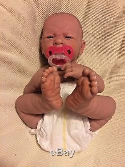 AWW! PERFECT BABY GIRL! Berenguer LifeLike Newborn Reborn Pacifier Doll +Extras