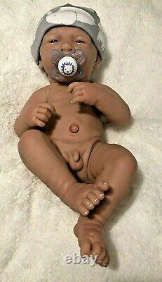 AWW Top BOY! Baby Boy PREEMIE Berenguer Life Like Reborn Pacifier Doll +Extras