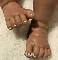 AWW Top BOY! Baby Boy PREEMIE Berenguer Life Like Reborn Pacifier Doll +Extras