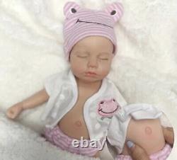 Actual Doll! 12in Realistic Silicone Reborn Doll, Oil Painted, Fast Shipping