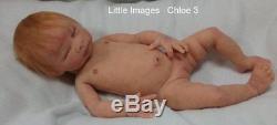 Adorable FULL BODY SOLID PLATINUM SILICONE BABY ECOFLEX 20 CHLOE 3 DRINKS/WETS