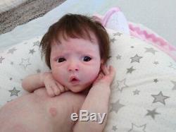 (Alexandra's Babies) Full body silicone baby Mase sculpted by Lilianne Breedveld