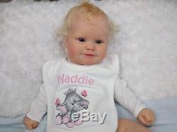 (Alexandra's Babies) REBORN BABY GIRL DOLL MADDIE BONNIE BROWN new release